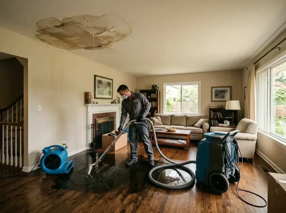 attic-pipe-burst-ceiling-drip-008 — frequently asked questions, Water Damage Restoration & Carpet Care in Cape Girardeau, MO